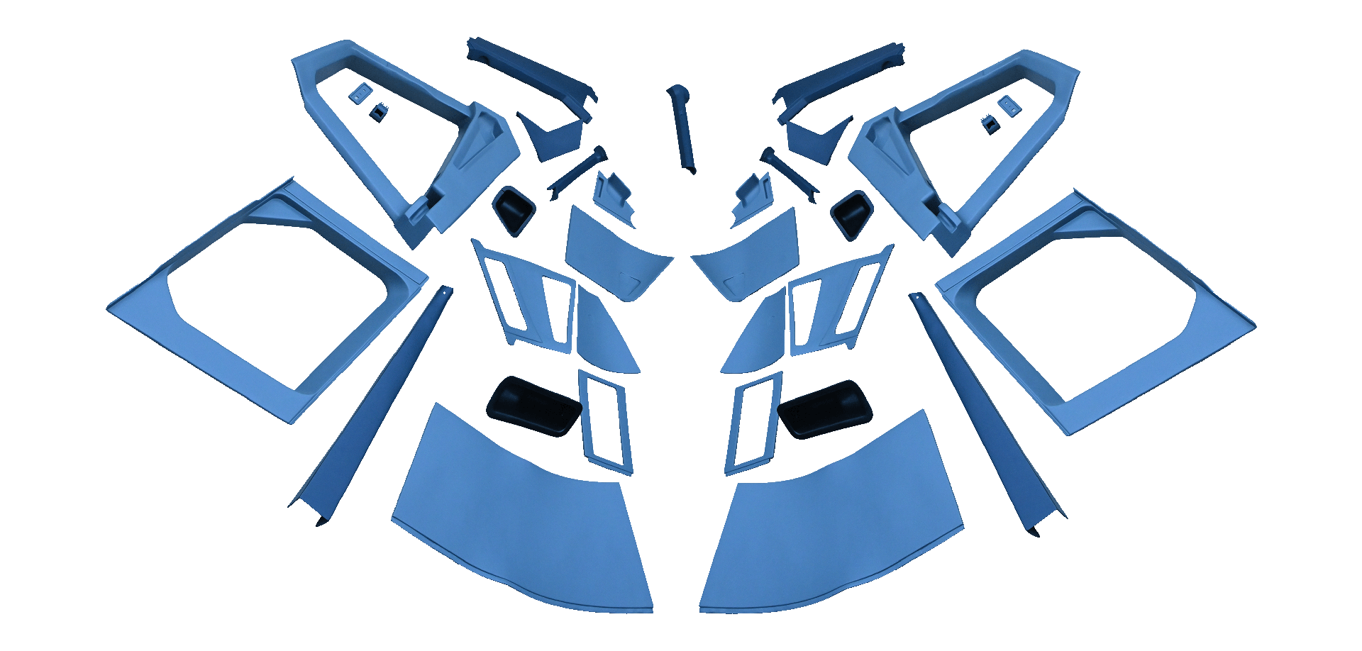 A320 Cockpit Interior Liners